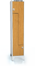Kleiderschränke mit doppelwandige Tür in Z ALDERA mit Füße 1920 x 400 x 500